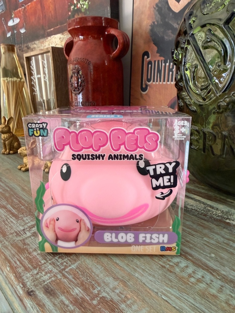 Viral plop pets squishy animals, Blob Fish squishy new